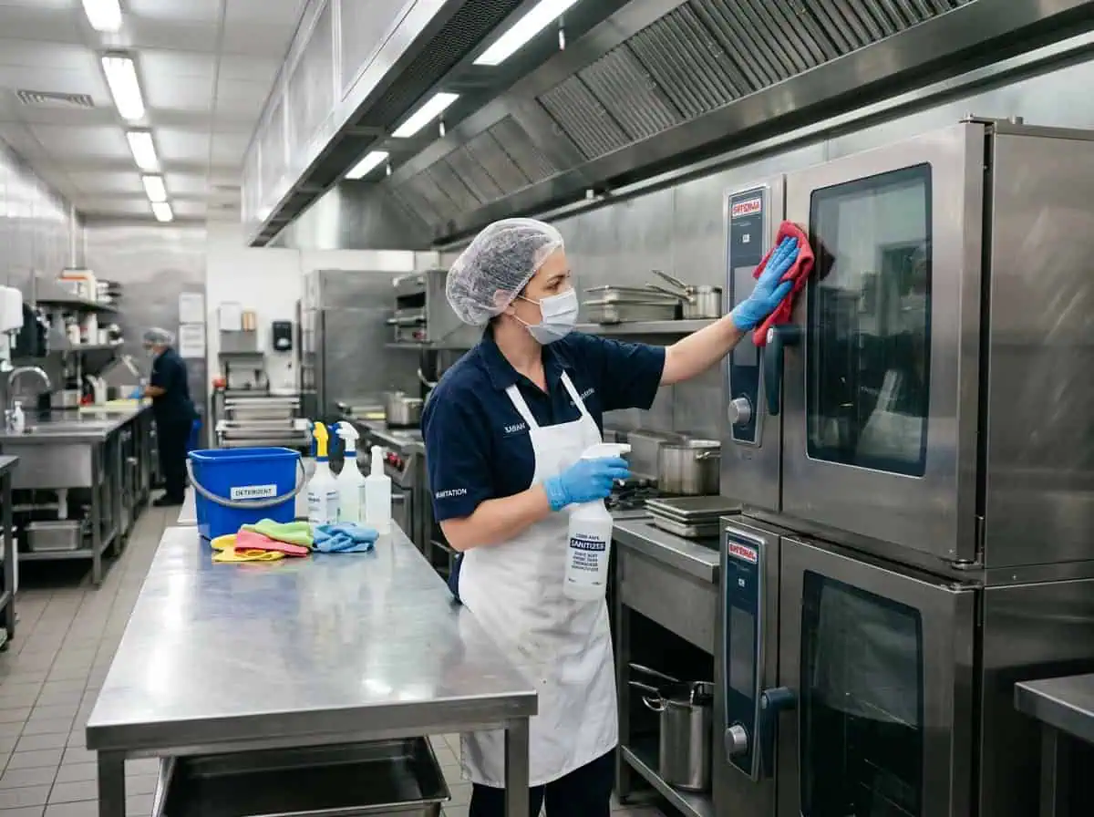 Higienização de cozinhas industriais: frequência e produtos recomendados
